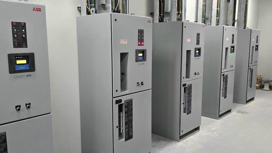 Substation compound during an asset assessment