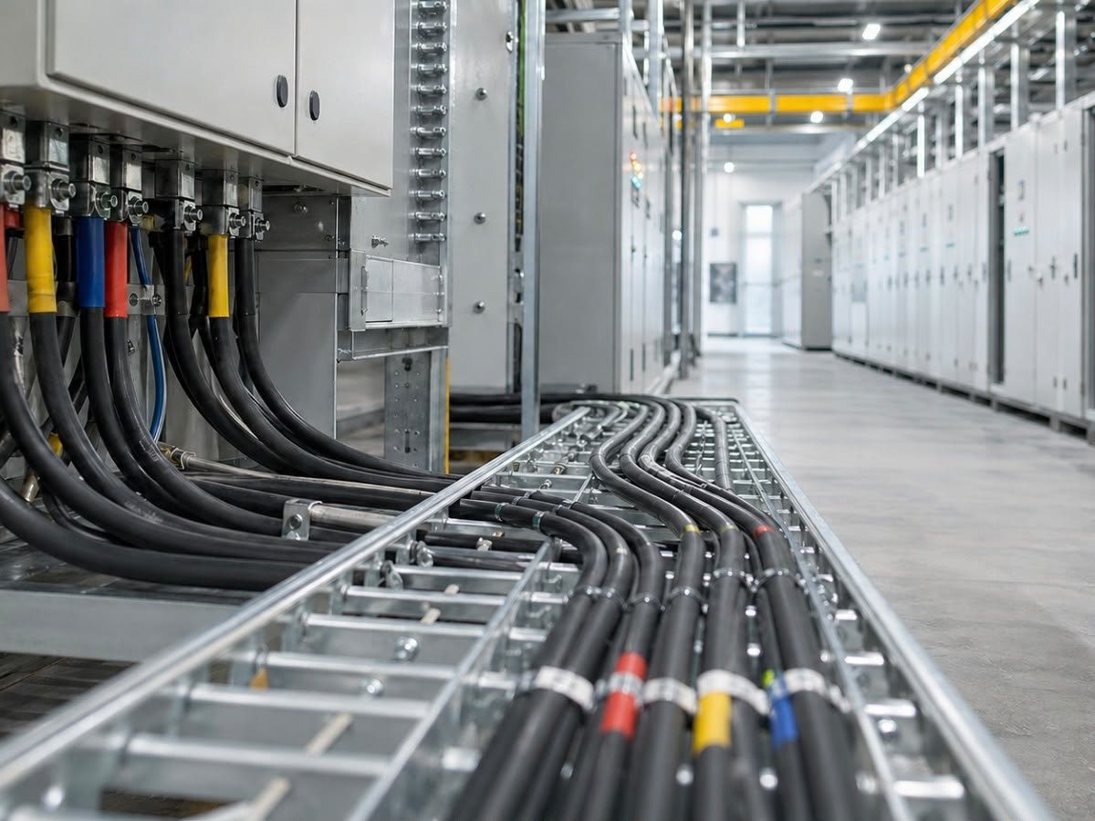 LV distribution panels with metering