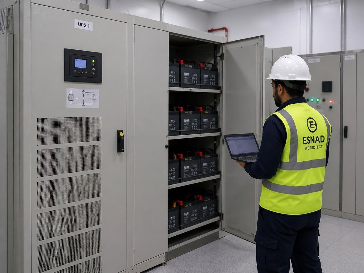 Low voltage panel room prepared for commissioning