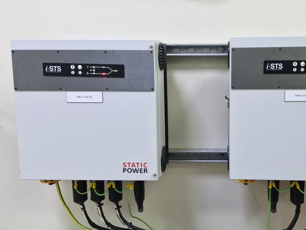 Low voltage panel room prepared for commissioning